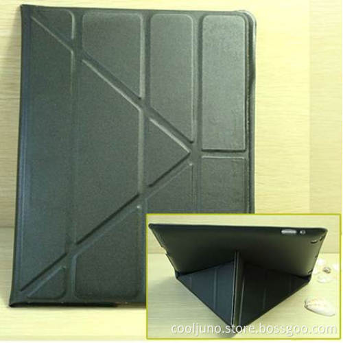 Apple New iPad 3 Plain Weave Leather Folding Smart Cover Front Case Stand - Kinds of Colors Apple New iPad 3 Plain Weave Leather Folding Smart Cover Front Cas